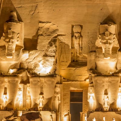 Son &amp; lumière d’Abou Simbel