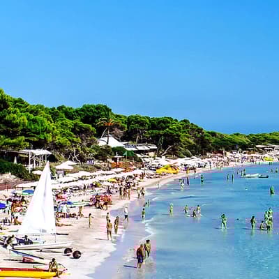 La plage des célébrités à Las Salinas