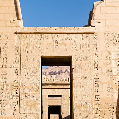 Le temple Ramsès III à Medinet Habou