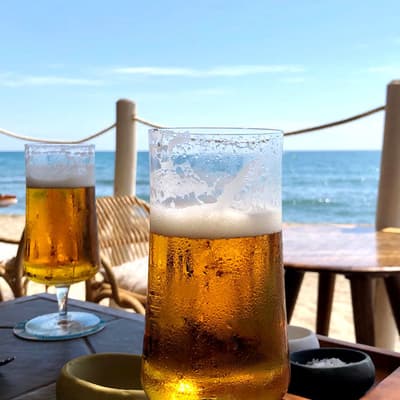 Le bar de plage Chiringuito