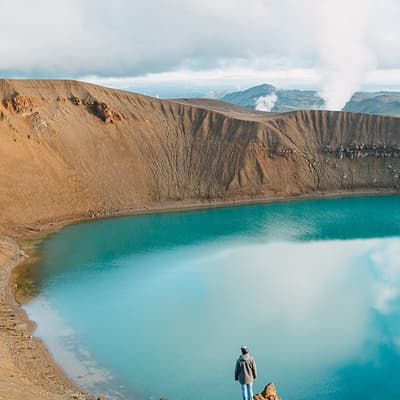 Le volcan Krafla