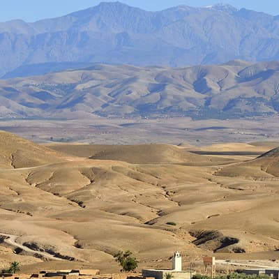 Le désert d'Agafay
