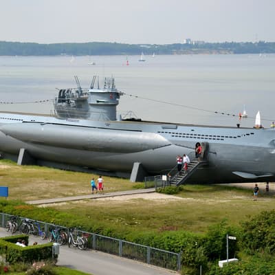 Laboe Marine Memorial et sous-marin U-995