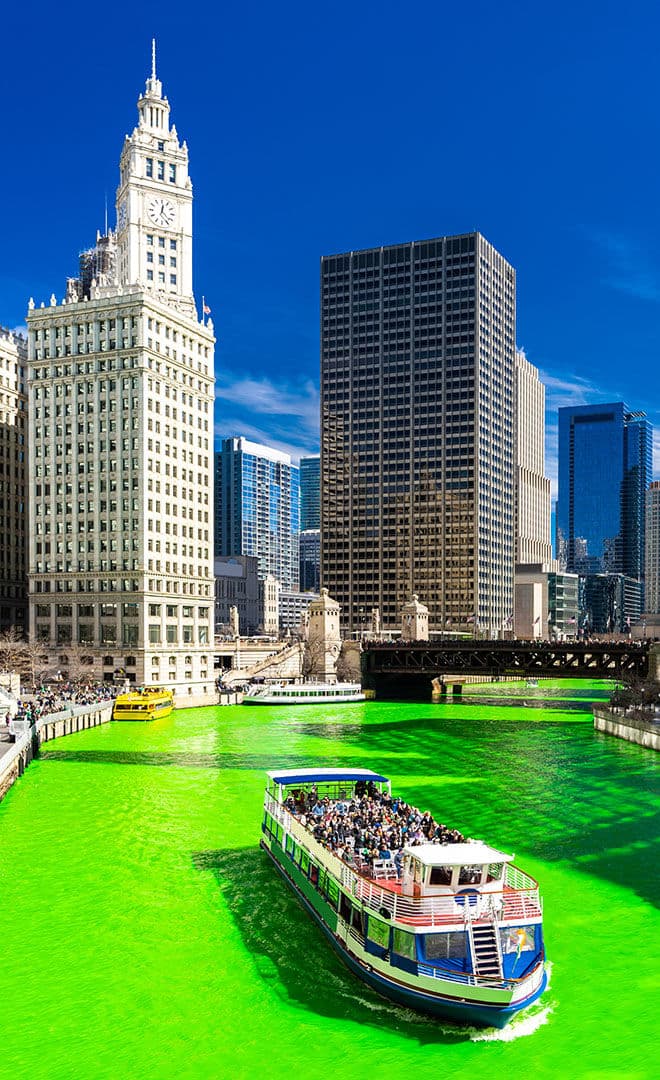 La St-Patrick à Chicago