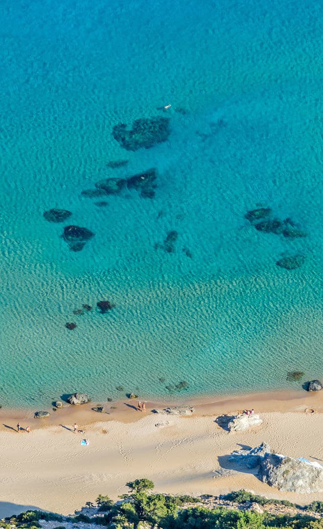 La plage de Panormo