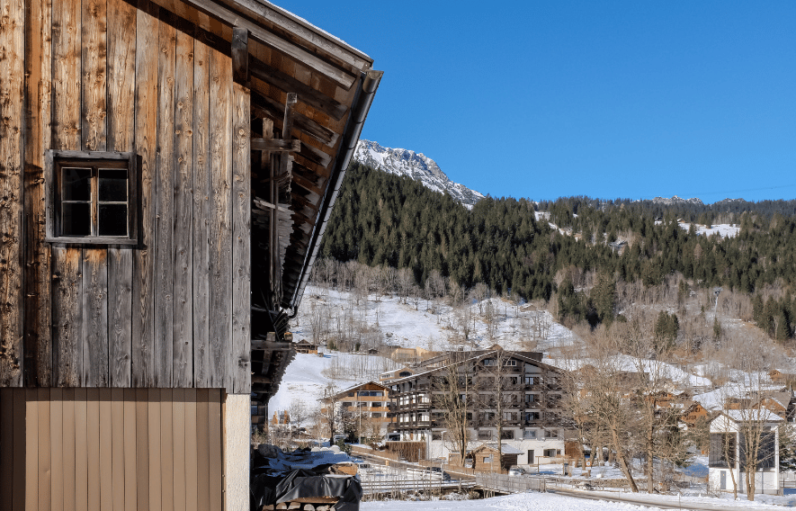 La ville alpine de Bludenz