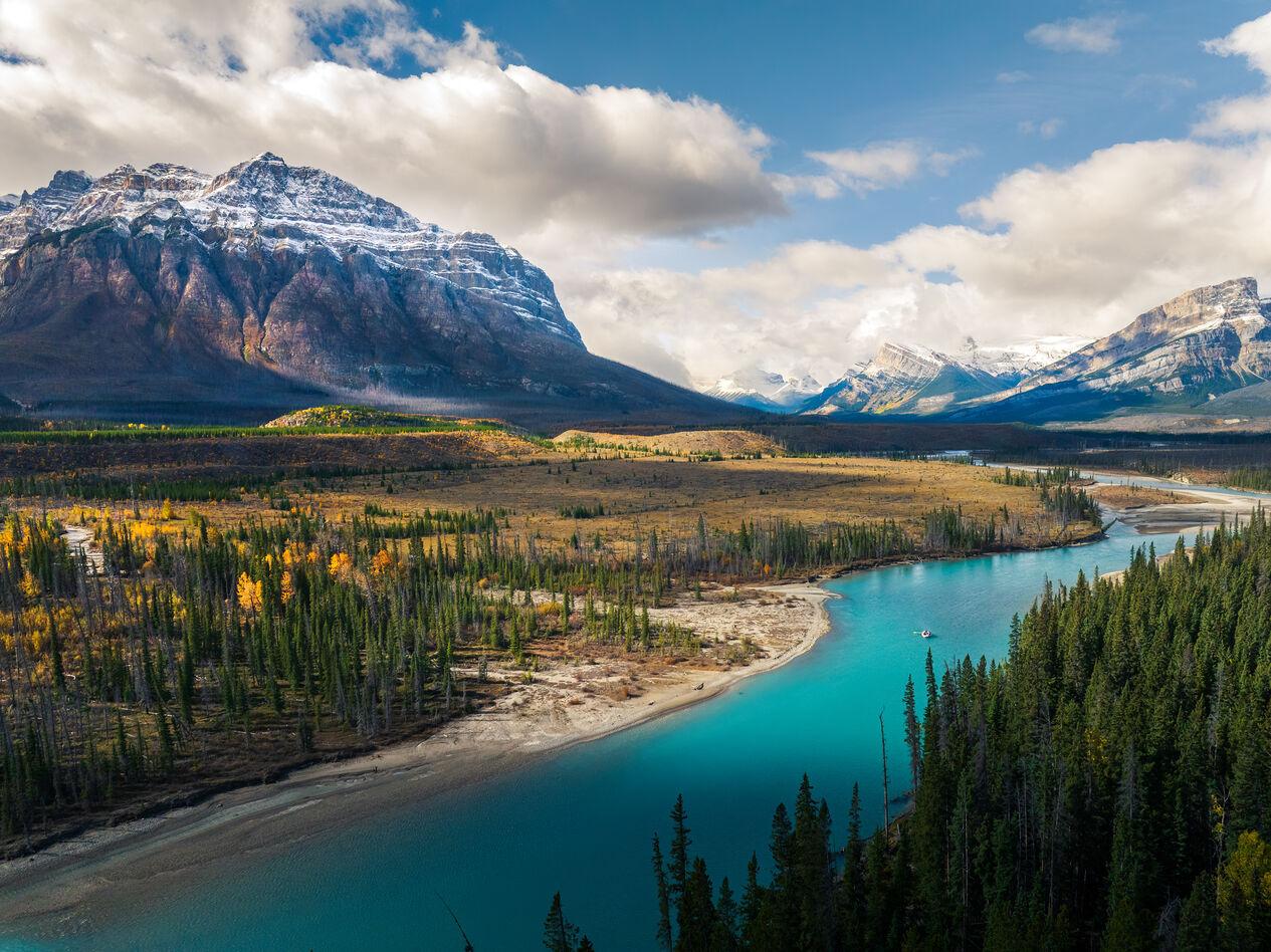 La Vallée de la rivière Saskatchewan Nord