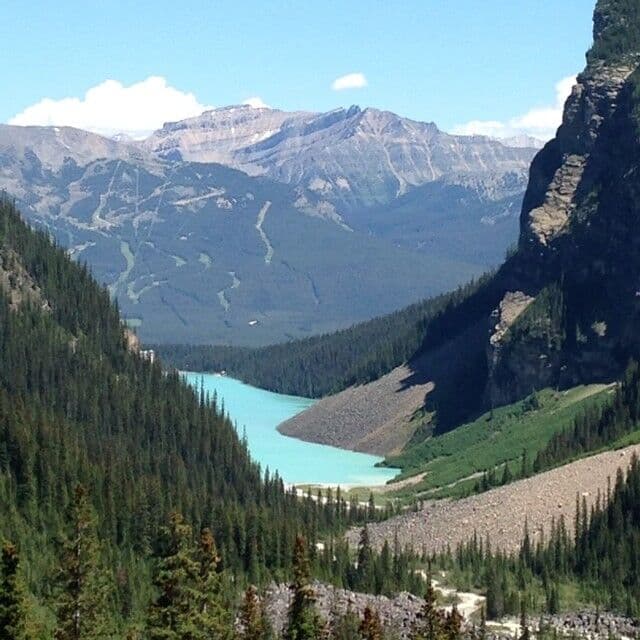 Les lacs Louise et Moraine