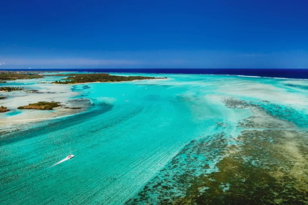 lagon à lîle Maurice