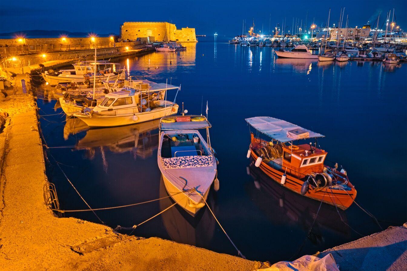 fort d'heraklion en crète