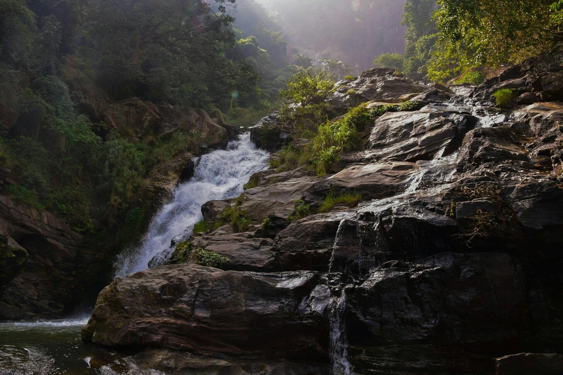 Cascade à Koggala : déconnexion totale en pleine nature