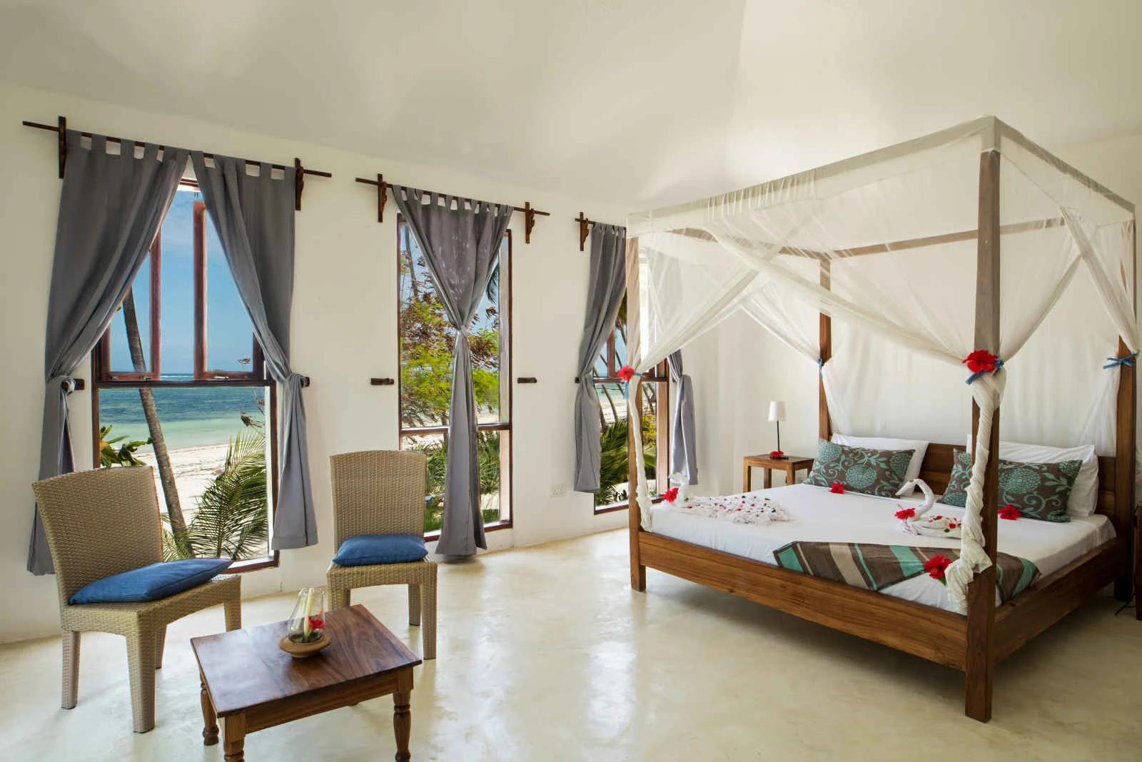 Chambre avec vue sur la mer à Indigo Beach