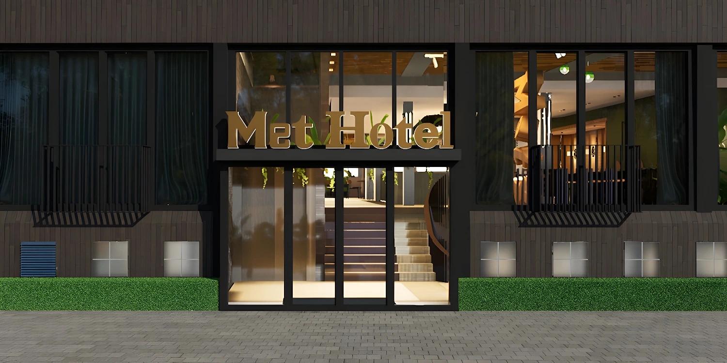 Entrée principale du Met Hotel Amsterdam