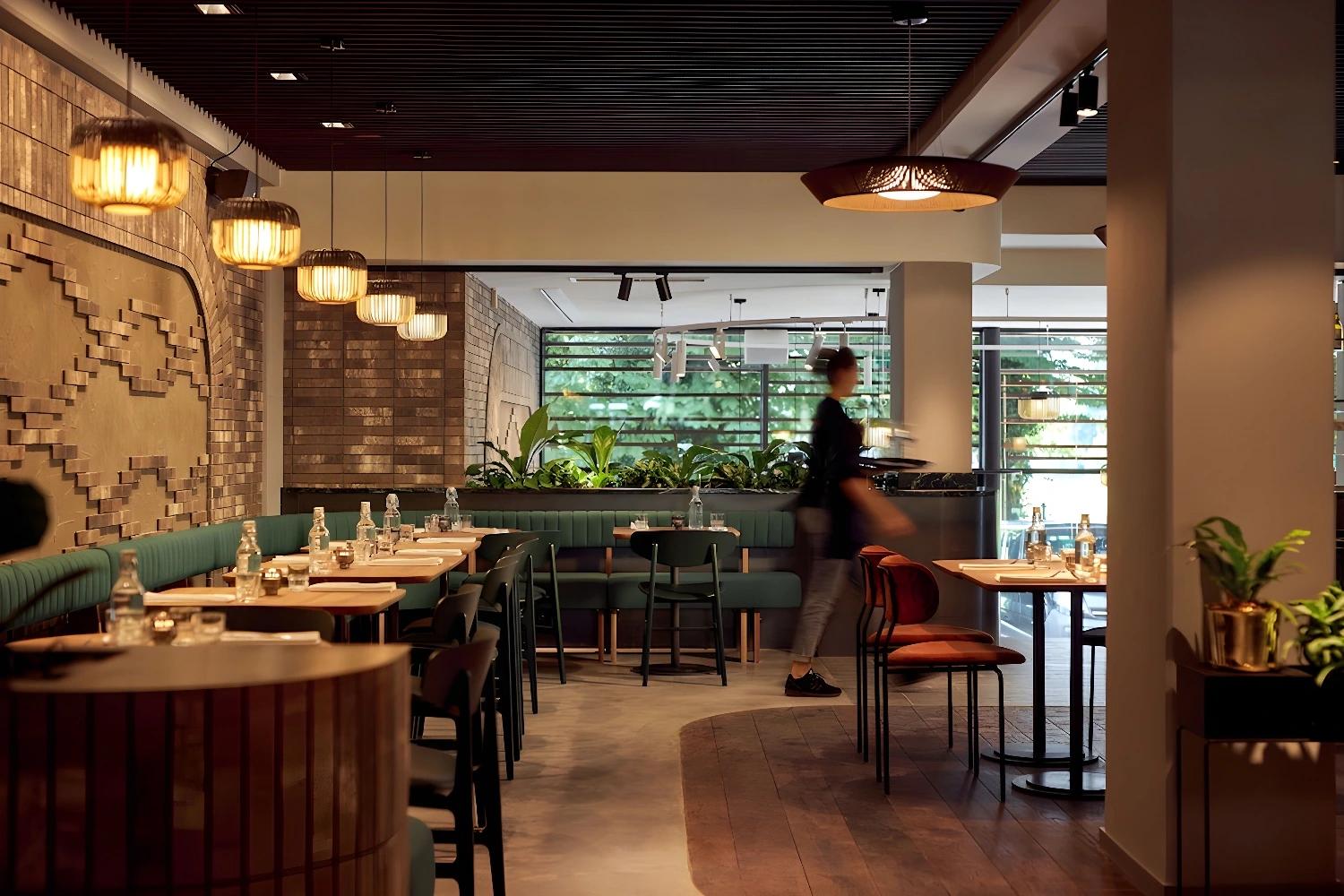 Restaurant chic au Met Hotel Amsterdam