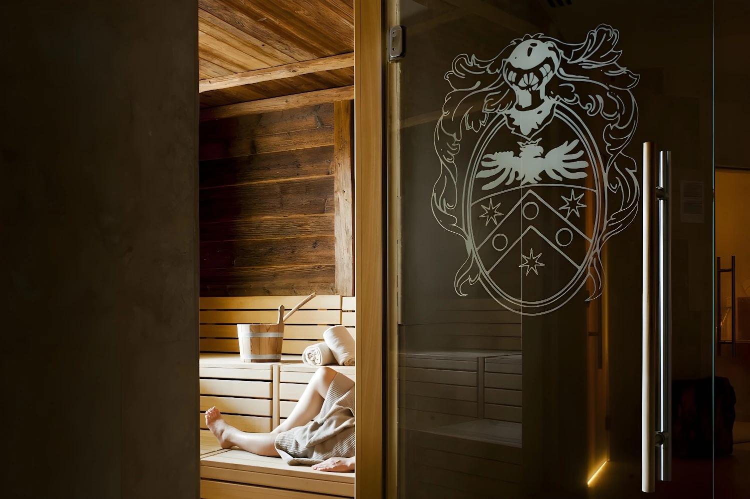 Sauna relaxant au Castello di Velona Resort, Thermal SPA & Winery.