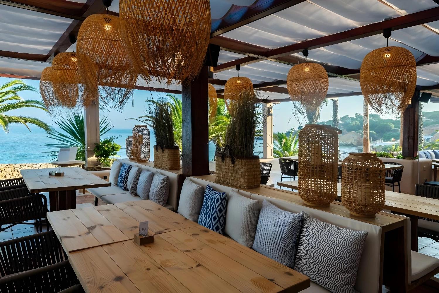 Terrasse avec vue sur la mer au Bluesun Afrodita Hotel