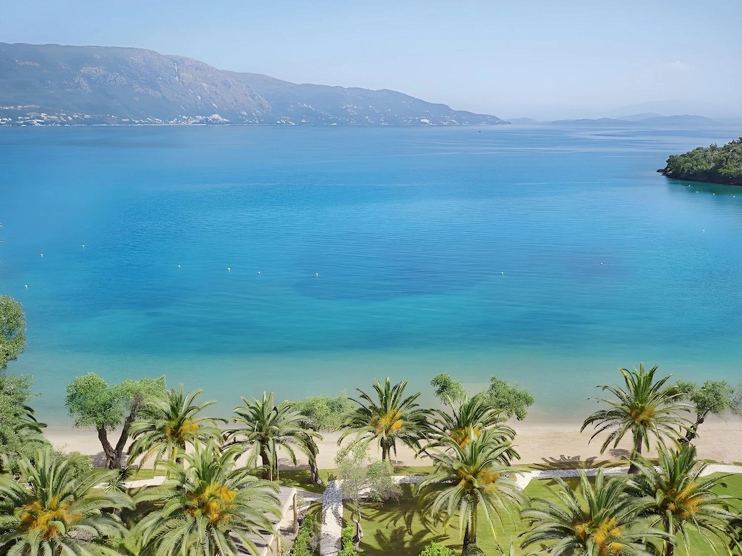 Vue panoramique sur la mer depuis l'Annabelle Beach Resort.