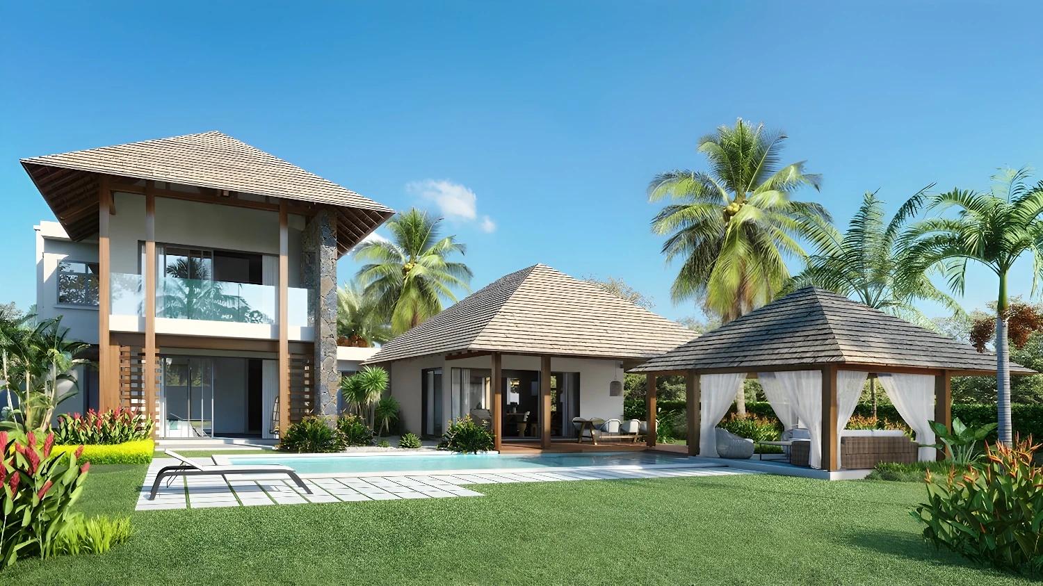 Villas de luxe à l'île Maurice avec piscine privée