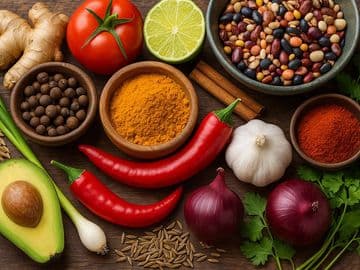 ingrédient de cuisine du monde