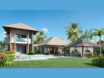 Villas de luxe à l'île Maurice avec piscine privée