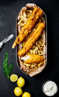 Manger un fish &amp; chips