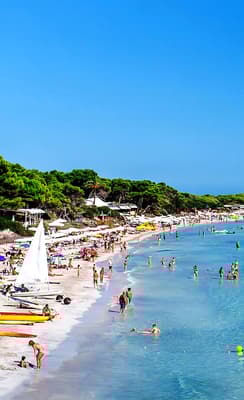 La plage des célébrités à Las Salinas
