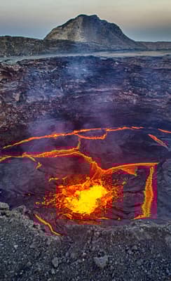 Le volcan Erta Ale