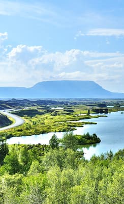 Le lac Mývatn