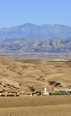 Le désert d'Agafay