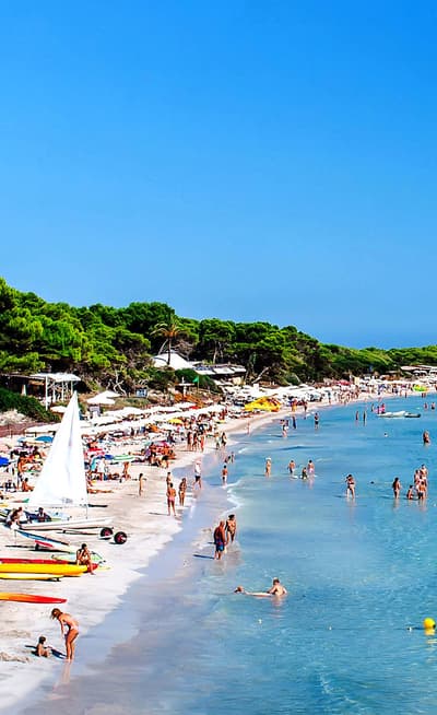 La plage des célébrités à Las Salinas