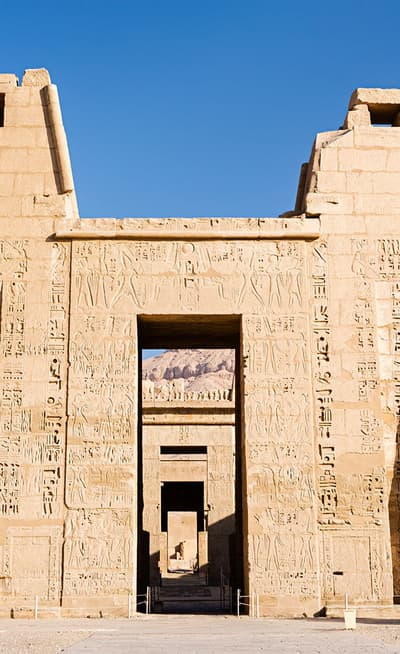 Le temple Ramsès III à Medinet Habou