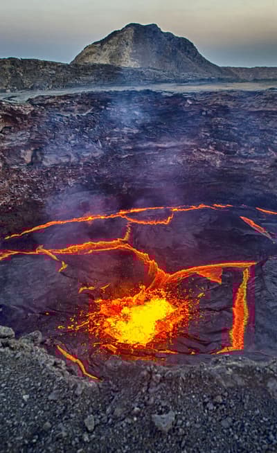 Le volcan Erta Ale