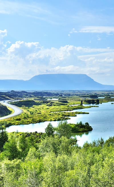 Le lac Mývatn