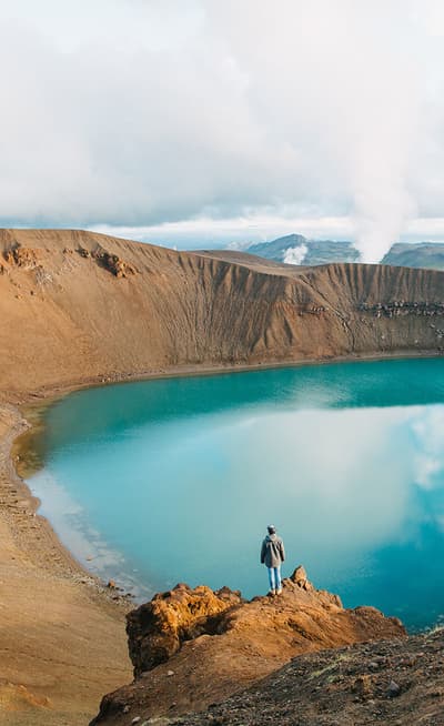 Le volcan Krafla