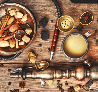 Chiller au café Shisha